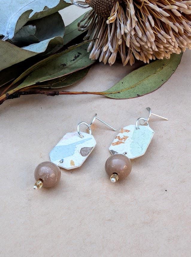 Florence Gem Dangle Earrings