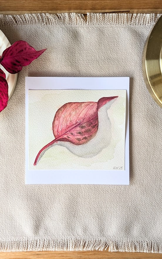 Hand-Painted Botanical Gift Cards – Eco-Friendly Watercolour Greeting Cards with Envelopes