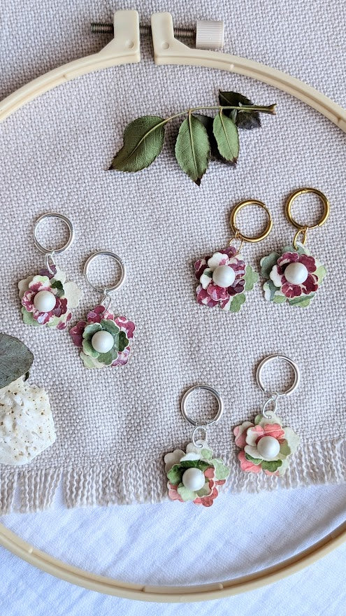 Elowen Collection – Pearl Bloom Bridesmaid Earrings