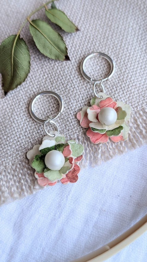 Elowen Collection – Pearl Bloom Bridesmaid Earrings