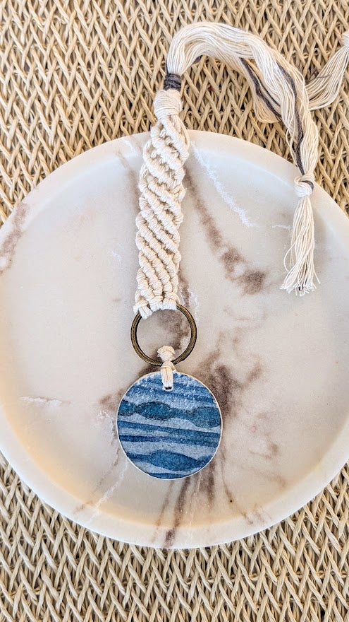 Handmade Paper Clay Essential Oil Diffuser – Botanical & Geometric Designs with Beads – Eco-Friendly Car or Wardrobe Freshener