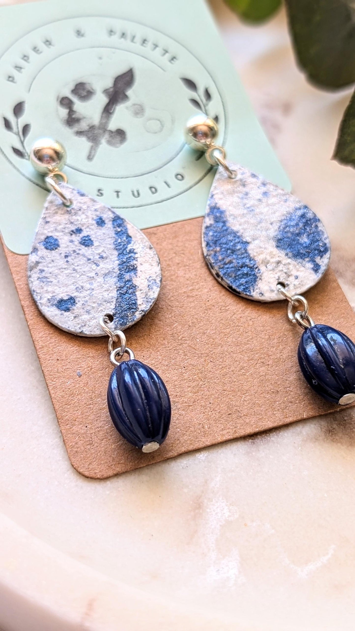 Handmade Teardrop Earrings