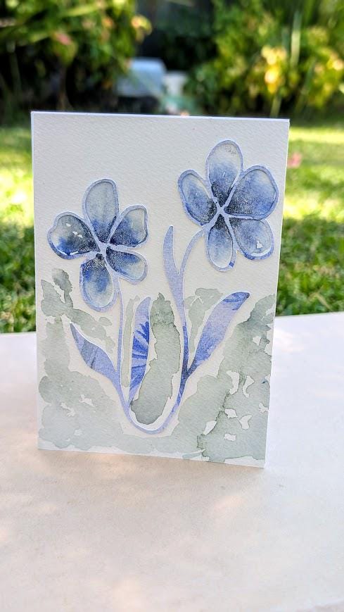 Hand-Painted Botanical Gift Cards – Eco-Friendly Watercolour Greeting Cards with Envelopes