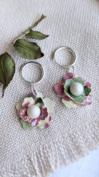 Elowen Collection – Pearl Bloom Bridesmaid Earrings